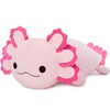 MaoGoLan 47" Giant Axolotl Stuffed Animal,Ultra Soft Salamander Kids Body
