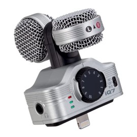 Zoom iQ7 MS Stereo Microphone, Silver
