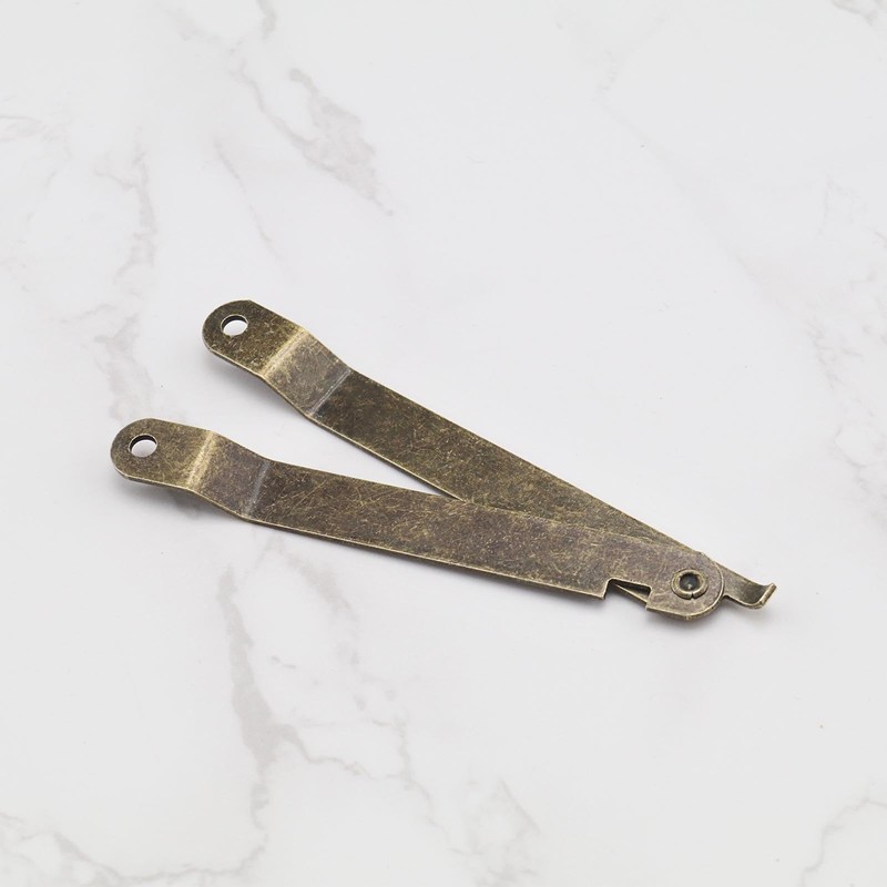 ECSiNG 20pcs Box Lid Support Hinge Retro Support Hinge Foldable