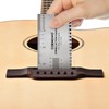 Guitar String Action Gauge, COENGWO String Height Gauge Ruler Guitar