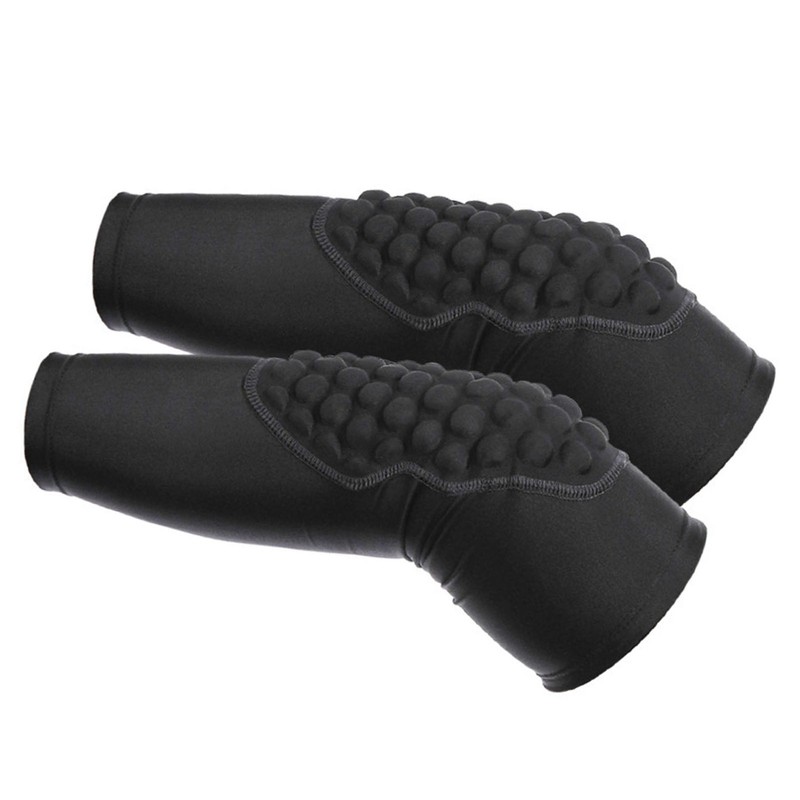 2 Pcs Kids Knee Pads Black Soft Breathable Lightweight Impact
