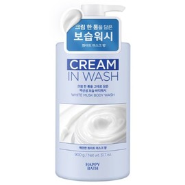 해피바스 크림인 워시 화이트머스크 바디워시 900g Happy Bath Creamy Wash White Musk Body Wash 900g