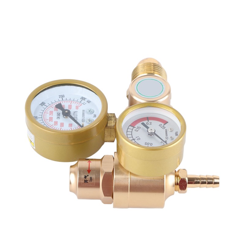 Gas Welding Regulator Argon CO2 Gauge TIG MIG Flowmeter 4500psi