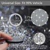 2pcs Bling Car Cup Holder Coasters & 2pcs Push Start