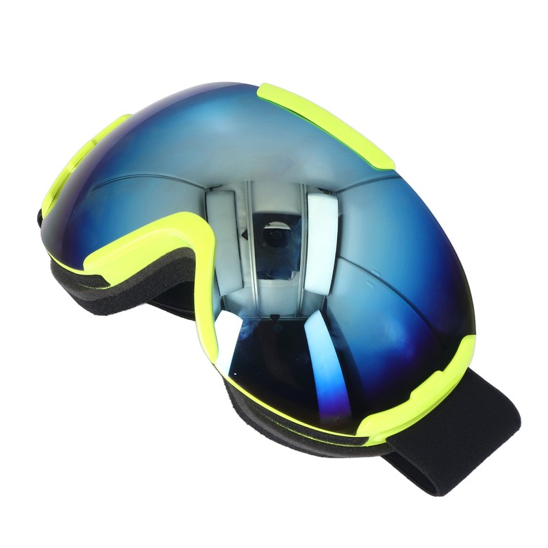 Ski Goggles PE Coated Lens Anti Fog Double Layers Adjustable