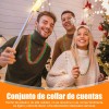 Collares de Bolitas de Plástico para Fiesta, Pack de 100