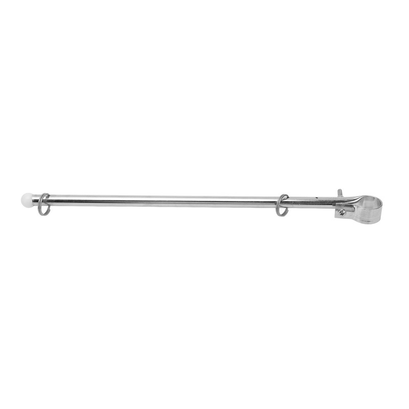 Boat Flag Pole Beautiful Practical Polishing Stainless Steel Rail Mount