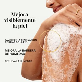 Gel de ducha Olay para mujer, exfoliante iluminador, complejo de sérum de vitamina C, hidratación renovada, sin parabenos ni ftalatos, tecnología lame