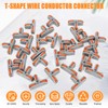 EEEKit Pack of 30 Compact Wire Conductor Connectors, T-Connectors, Lever