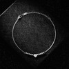 Kim Johanson Honey* Women's Stainless Steel Anklet in Silver with