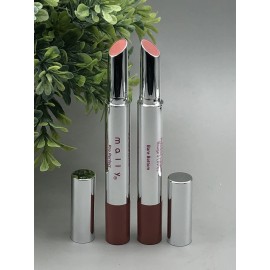 Mally 2x Mally Pro Perfect Precision Lipstick BARE BOTTOM 0.06 oz New Without Box