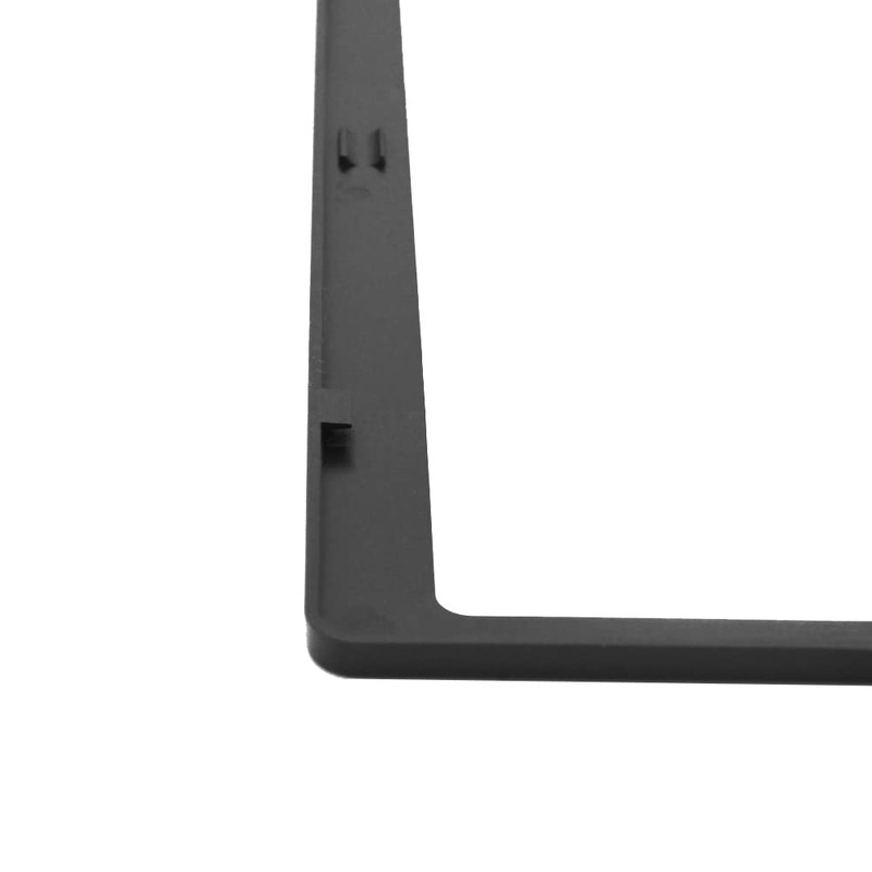 License Plate Frame, Slim Type, Black, Compatible with New Standard