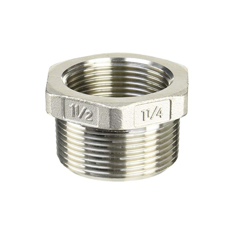 OHEN Industrial Stainless Steel Bushing 1 1/2X1 1/4