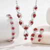 TTPSRY Wedding Jewellery Set Women's Necklace Earrings Bracelets in the