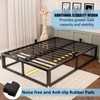 Bilily 14 Inch Full Bed Frame with Sturdy Steel Slat