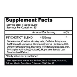 Pre Entreno Insane Labz Psychotic 35 Servicios Todos Los Sab                                                                                          