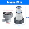Pool Hose Adapter A & B – 4 Pack |