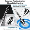 Lytool Tungsten Carbide Porcelain Tile Drill Bits Set with 1/4"