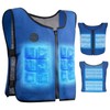NEWGO Cooling Vest for Men& Women, 4 PCS Ice Packs