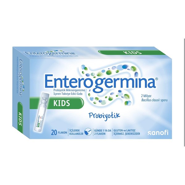 Enterogermina KIDS (20 Vials in Each Pack) Bacillus Clausii Probiotic