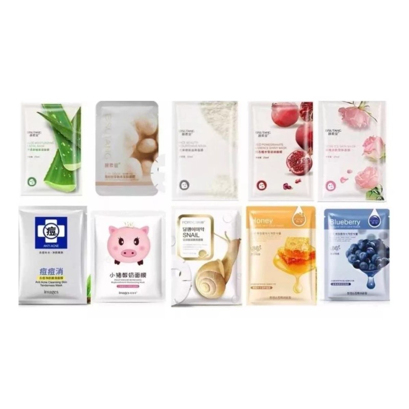 RIVERSOFY Rodillo Jade + Gua-sha Tonificante + 6 Mascarillas Coreanas