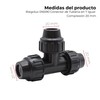 Riegolux 016600 16600 Polyethylene Polyethylene 25 mm