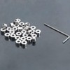 RUIAN Plane Landing Gear Wheel Stop 0.12"/3.1mm Wheel Collar for
