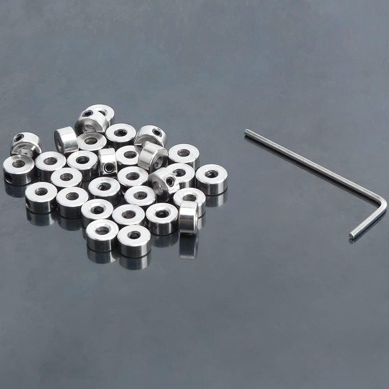 RUIAN Plane Landing Gear Wheel Stop 0.12"/3.1mm Wheel Collar for