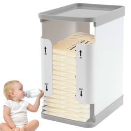 Breastmilk Freezer Organizer 1700ml Breast Milk Storage Organizer Reusable Breast Milk Storage Tower First in First Out Breastmilk Bag Organizer for Freezing Breastmilk Freezer 20.5×16.5×12cm