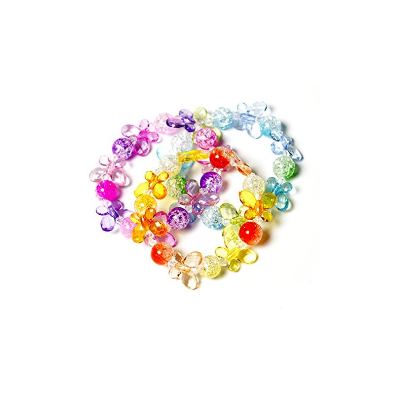 85+pc Acrylic Butterfly Bracelet and Cord Kit