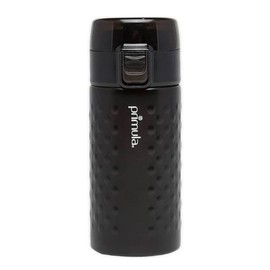 Epoca Primula Hamilton Stainless Steel, Single-Serve Tumbler with Double Wall Vacuum-Sealed Insulated Design, Leak-Proof Locking Lid, and Carry Loop (12 Ounce, Black)