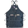 carrotez Chef Apron, Waterdrop Resistant Cotton Canvas Cross Back Adjustable