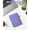 WEMATE Password Book with Alphabetical Tabs, Spiral Password Keeper Book