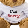 NEW - I AM SORRY - Teddy Bear - Cute