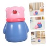 Mikinona 2pcs Powder Puff with Portable Talcum Powder Container Soft