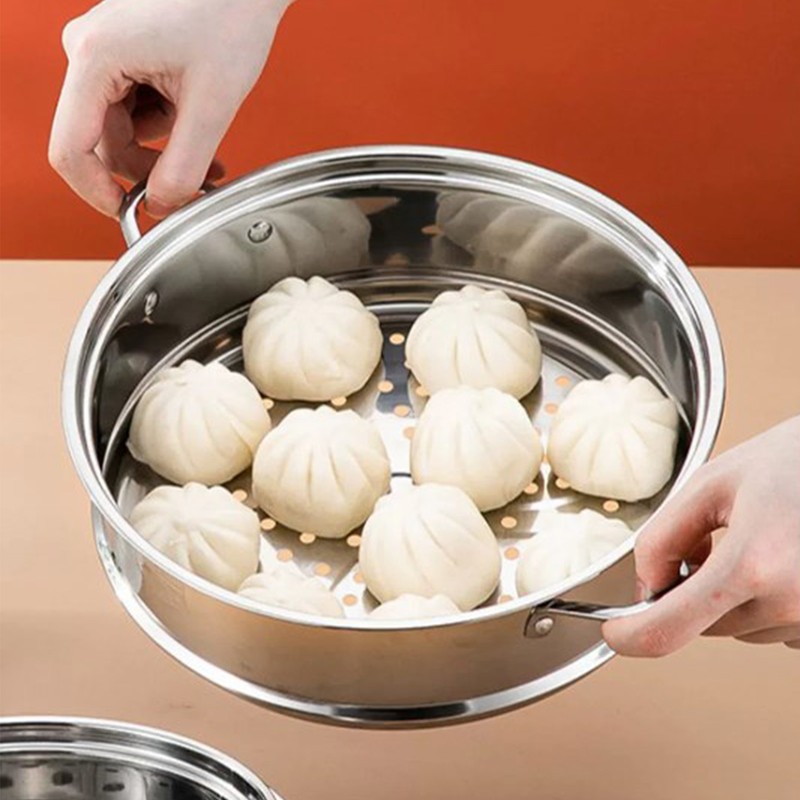 Steam Pot Multipurpose Steaming Pot Thick Stainless Steel Large Capacity