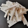 Vencetmat 6Pcs Unbleached Blank & Uncut Guitar Saddles Pure Bone