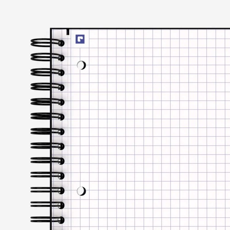 Hamelin 1 Subject, Graph Paper, Hard Cover Spiral Bound Grid