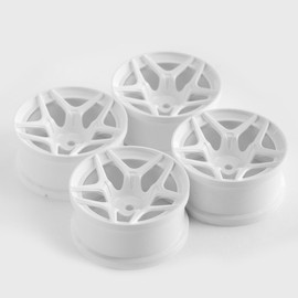 MRC Large Diameter Wheel Diameter 54mm 4pcs White