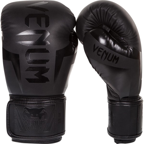 Venum Unisex Boxing Gloves, Black/Black, 10 Oz
