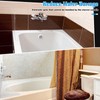 Remagr 8 Pieces Bathtub Shower Splash Guards Curtain Clips Set