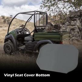 G-PLUS Vinyl Seat Cover Bottom, Compatible with Kawasaki Mule 400 600 610 UTV 4x4 2005 2006 2007 2008 2009 2010 2011 2012 2013 2014 2015 2016 Replacement SeatCover