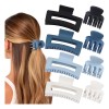 Juego De 8 Pinzas Para El Cabello Smksl, Tamaño Mediano