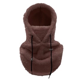 Balaclava for Women Cold Weather Fleece Windproof Ski Mask Unisex Winter Outdoor Neck Warmer Hood(Black)