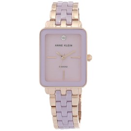 Anne Klein Women's Genuine Diamond Dial Ceramic Bracelet Watch