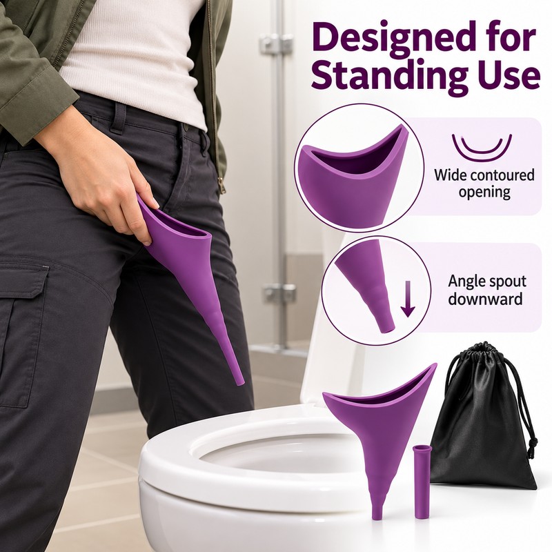 Portable Female Urination Device for Camping & Travel – Reusable