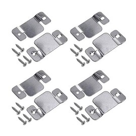 Hoowen Universal Metal Sectional Sofa Interlocking Furniture Connector Fastener Bracket with Screws, Pack of 8