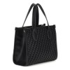 GUESS Silvana 2 Comp Mini Tote Bag for Women, Black,