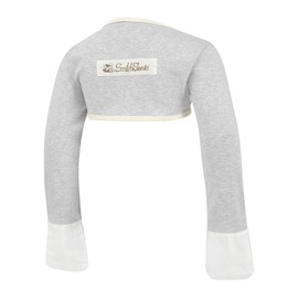 ScratchSleeves Cross-over Grey/Cream | 12-18m