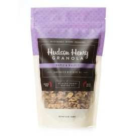 Hudson Henry Granola, Maple & Walnut - 12 oz. package, Pack of 3 | Non-GMO Project Verified
